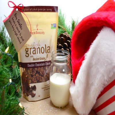 Erin Baker's Homestyle Granola - Double Chocolate, Ancient Grains, Vegan, Non-GMO Cereal - 12 Ounce, 6-Pack - 00507