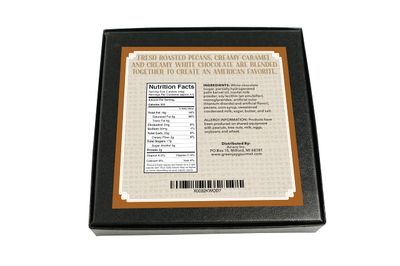 Green Jay Gourmet White Chocolate Turtles - Sweet White Chocolate Covered Pecans &amp; Caramel Delights - Premium Birthday, Valentine's Day, Holiday, Christmas Candy Gifts - Handmade in the USA, 7oz Box