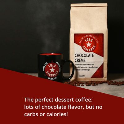 Lola Savannah Chocolate Creme Whole Bean Caffeinated Coffee, 2lb