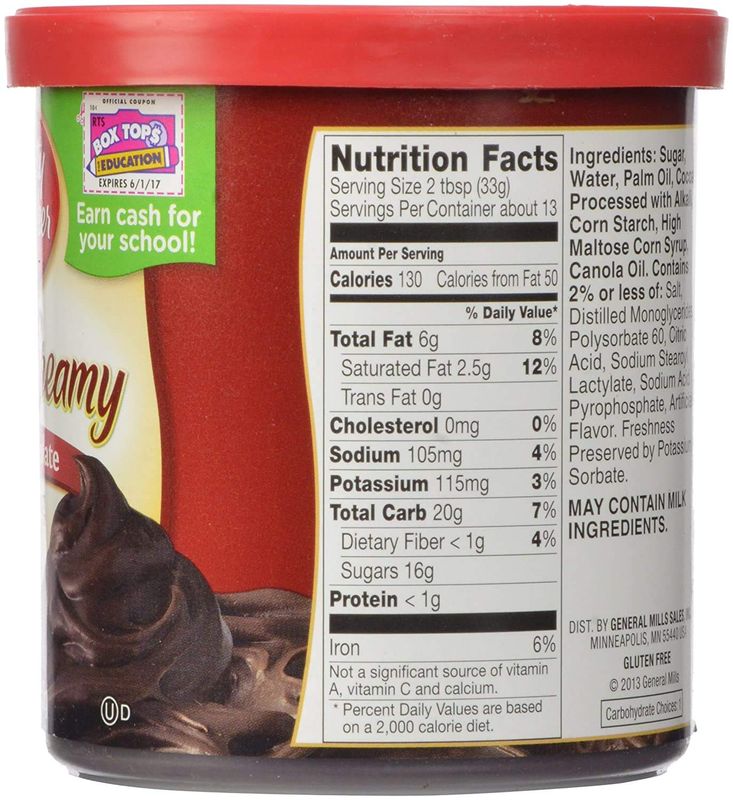 Betty Crocker Rich &amp; Creamy Frosting - Hershey's Triple Chocolate Fudge Chip - 16 oz