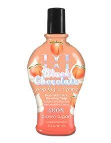 Brown Sugar Peaches &amp; Cream 400X Double Dark Black Chocolate Bronzing Whip 7.5oz