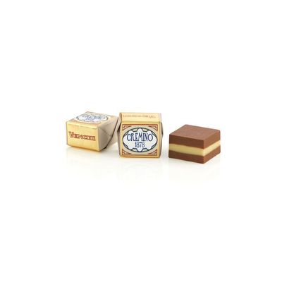 Venchi - Classic Cremino Chocolates, Gianduia and White Chocolate Flavor, Chocolate Candy Bulk, Gluten-Free, 2.2 lb Bag