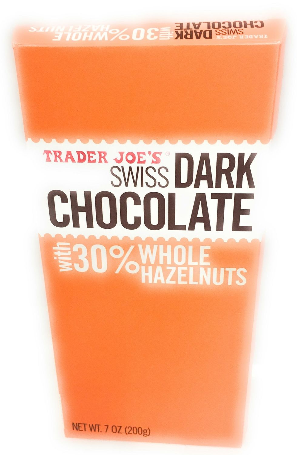 Trader Joes Swiss Dark Chocolate with 30% Whole Hazelnuts