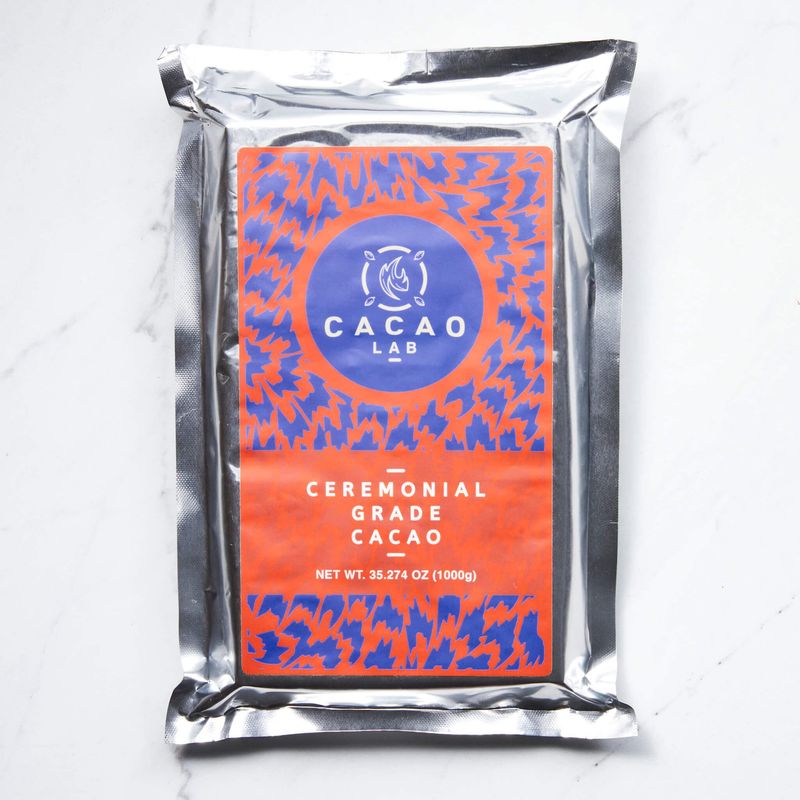 Ceremonial Grade Cacao - 100% chocolate, unsweetened (2.2 lb / 35 Servings)