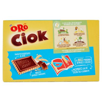 Oro Ciok Tavoletta di Cioccolato al Latte, 10 x 25g