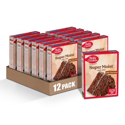 Betty Crocker Favorites Super Moist Milk Chocolate Cake Mix, 13.25 oz. (Pack of 12)