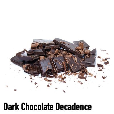 Volcanica Coffee, Dark Chocolate Decadence Flavored Coffee, Ground, Fresh Roasted, 16-ounce