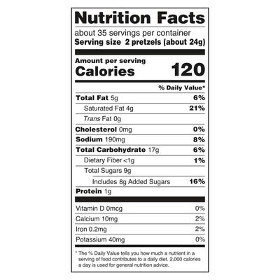 Utz Chocolate &amp; White Fudge Flavored Pretzels 24 Oz, ()