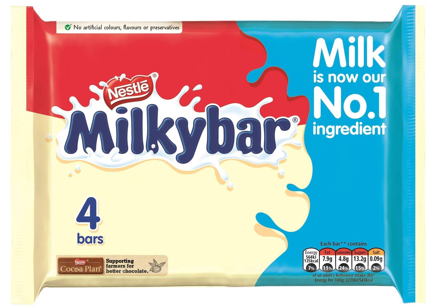 Original Milky Bar White Chocolate Pack imported from the UK, England Milkybar White Chocolate Pack British White Chocolate