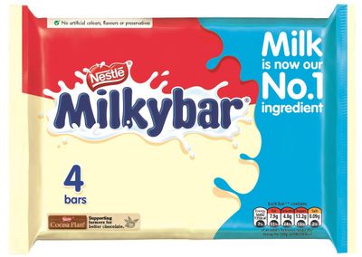 Original Milky Bar White Chocolate Pack imported from the UK, England Milkybar White Chocolate Pack British White Chocolate