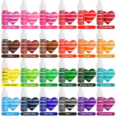 Upgraded Oil Based Food Coloring for Chocolate - 24 Colors Edible Oil Based Food Dye for Cake Decorating, Candy Melt Coloring, Baking, Fondant, Cookies, Icing, Slime - .25 Fl. Oz Bottles
