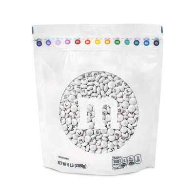 M&amp;MS Mrs. and Mrs. Milk Chocolate Candy, 5 lbs Bulk Candy for Wedding Decorations, Unique Favors, or Cake Topper