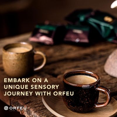 ORFEU - Special Organic Coffee - 100% Arabica Coffee, Light Roast - Honey &amp; Caramel Aroma - Chocolate &amp; Caramel Notes, Medium Acidity - Sustainable Plantation - 250g, 8.8oz