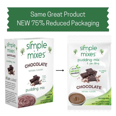 Simple Mixes Natural Pudding (Chocolate, 3-Pack)