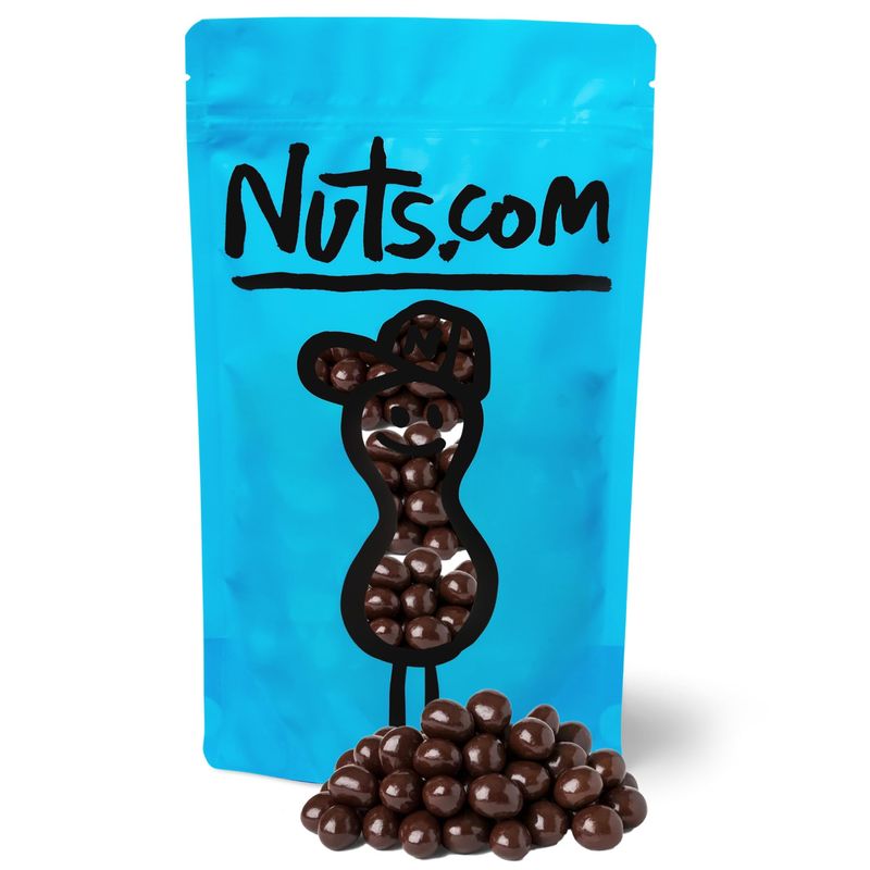 Nuts.com - Dark Chocolate Covered Espresso Bean - 2 Pound Bag, Great Snack for Adults, Good Source of Antioxidants &amp; Caffeine - For Office, Holiday Gatherings &amp; Home Snacking