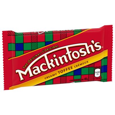 Nestle Mackintosh's 24 Pack Creamy Toffee - 45g Individually Wrapped Bars in Original Display Box Product of Canada