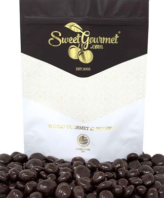 SweetGourmet Dark Chocolate Covered Dried Cherries | 1 Pound