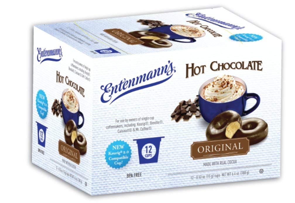 Entenmann&#39;s Hot Chocolate Mix Single Serve Cups, 1 box/12 cups