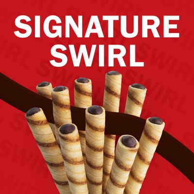 Pirouline Rolled Wafers - Dark Chocolate - Rolled Wafer Sticks, Crme Filled Wafers, Rolled Cookies for Coffee, Tea, Ice Cream, Snacks, Parties, Gifts, Birthdays - 3.25oz Carton 12 Pack