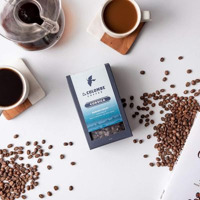 La Colombe Corsica Dark Roast Drip Grind Ground Coffee - 12 Ounce (Pack of 4) - Notes of Baker's Chocolate, Red Wine & Spices - Full-Bodied, Chocolatey, Roasty Ground Coffee