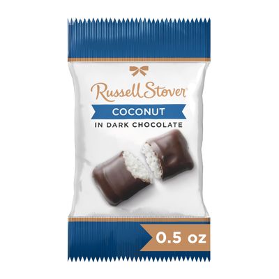 Russell Stover Dark Chocolate Coconut - 0.5 oz (Pack of 36)
