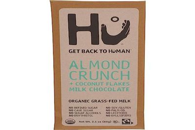 HU KITCHEN Organic Almond Crunch &amp; Coconut Milk Chocolate Bar, 2.1 OZ