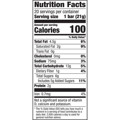 Nature Valley Mini Granola Bars, Dark Chocolate Peanut Almond, 20 ct