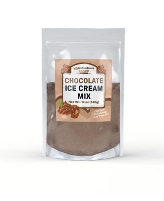 Unpretentious Chocolate Soft Serve Ice Cream Mix, 12 oz, Rich &amp; Creamy, Homemade Ice Cream, Single Serving