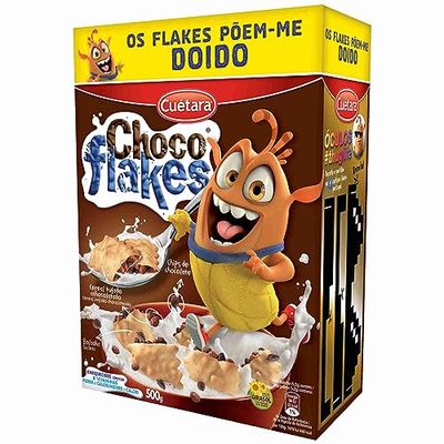 Cuetara - Choco Flakes Chocolate Breakfast Cereals - 3 x 17.63oz / 500gr (pack of 3)