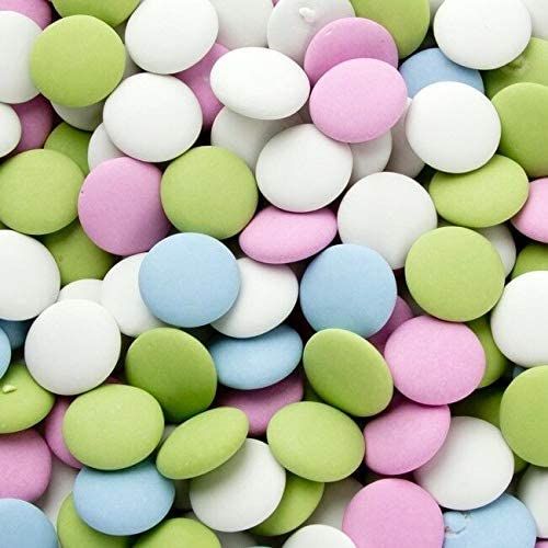 Bayside Candy Mint Lentils - Mini Pastel Chocolate Mint Lentils - Pastel Dark Chocolate Mint Lentils (1.5LB)