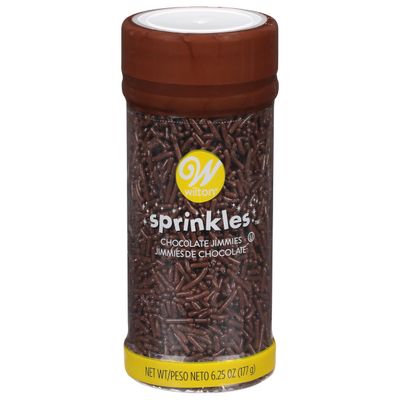 Wilton Jimmies Sprinkles 6.25Oz-Chocolate
