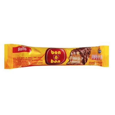 Bon o Bon Milk Chocolate Bars, Decadent Milk Chocolate Bars with a Creamy Peanut, Caramel &amp; Wafer Filling, 48g x 12 Bars