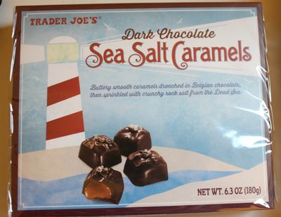 Trader Joe&#39;s Dark Chocolate Sea Salt Caramels,0.5 POUNDS