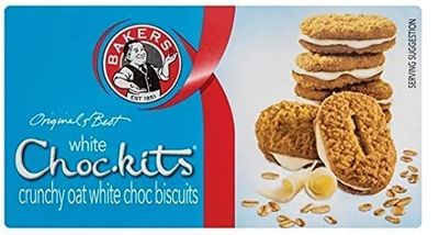 Choc-kits Crunchy Oat Biscuits 200g (White Chocolate, 7.05 Ounce (Pack of 1))