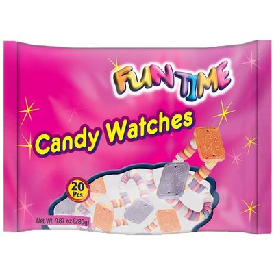Snacktery Candy Bracelet Watches - Pack of 20 Candy Bracelets Individually Wrapped - Candy Jewelry to Create Playful, Delicious Memories - Candy Party Favors for Birthday, Summer Camps &amp; More