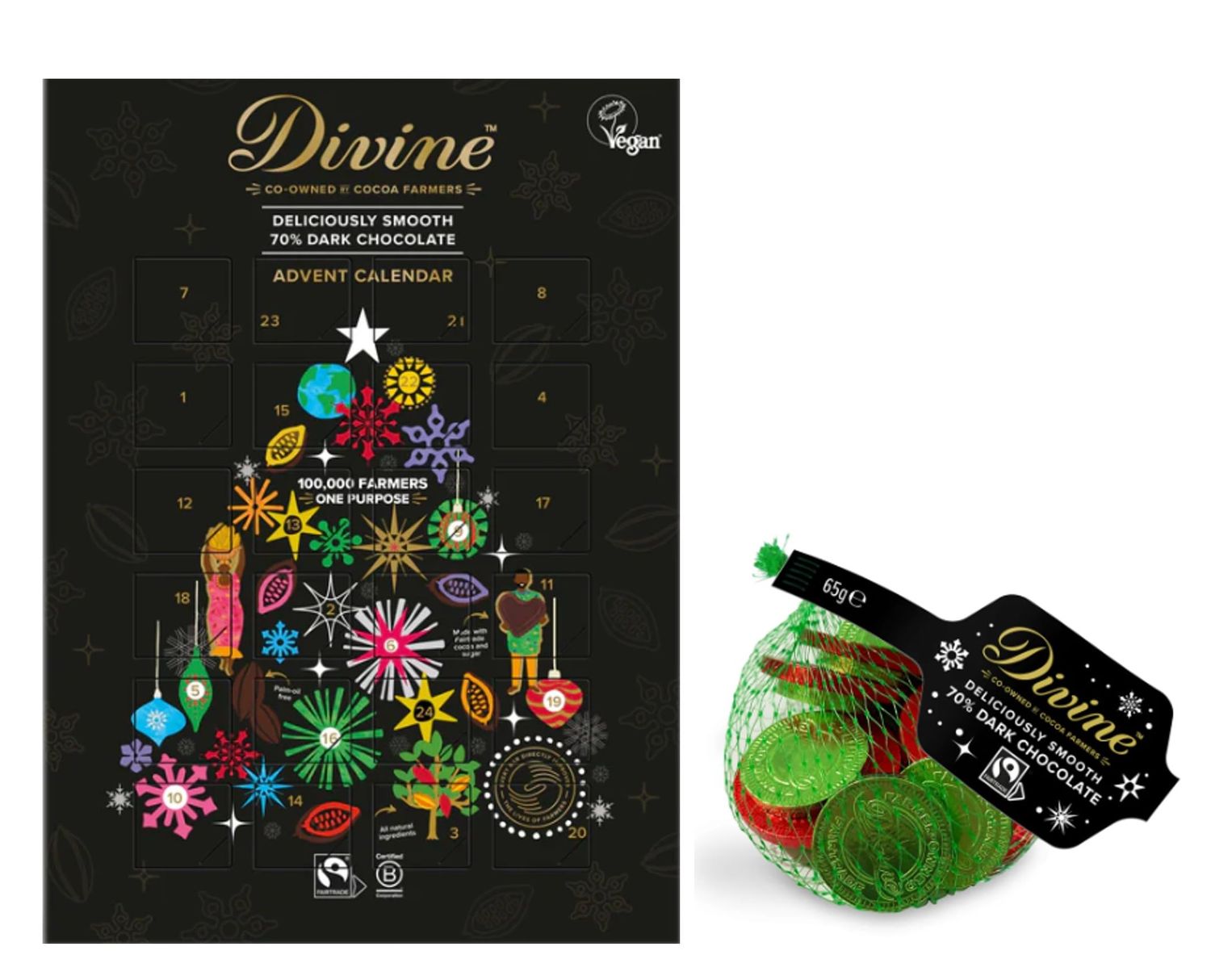 2021 Divine Dark Chocolate Advent Calendar