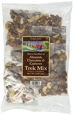 Trader Joe&#39;s Just a Handful of Simply Almonds, Cashews &amp; Chocolate Trek Mix