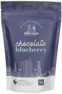 Chicago French Press - Chocolate Blueberry - Ground Coffee