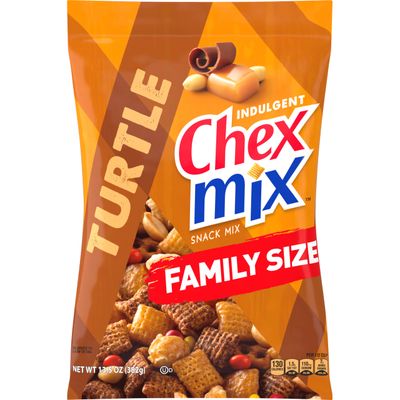 Chex Mix Turtle Snack Mix, 13.5 oz Bag