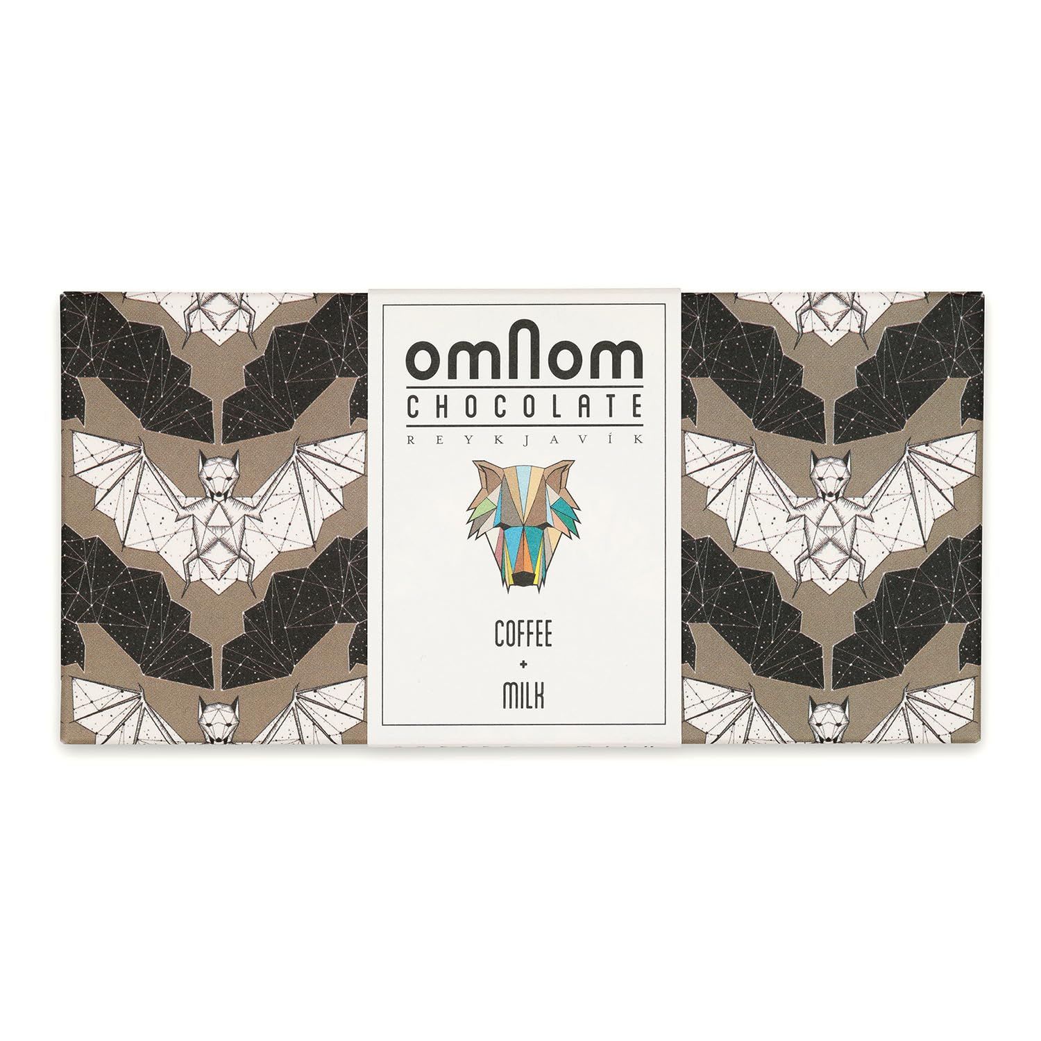 Coffee + Milk - 60gr Icelandic Bean To Bar Chocolate by Omnom Chocolate