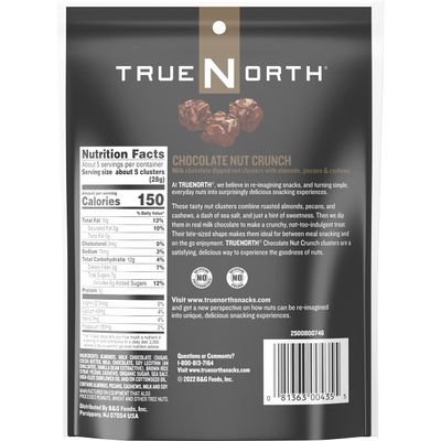 True North Nut Clusters, Chocolate Nut Crunch, 5 Ounce (Pack of 6)