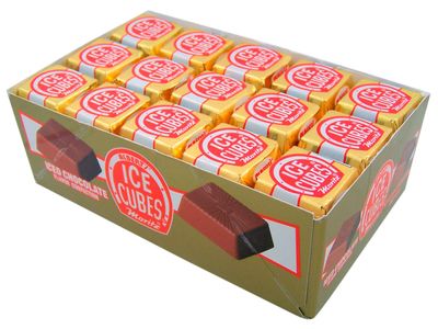 Albert's Chocolate Ice Cubes 60 Count Tray