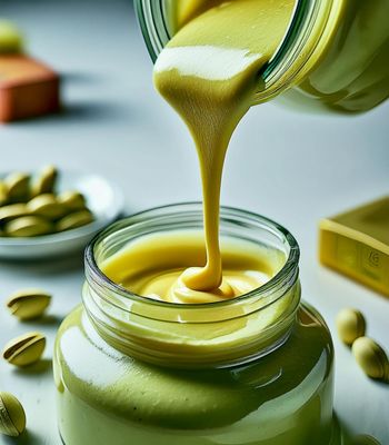 UNIQBITE Pistachio Cream, Natural Sweet Pistachio Butter Spread Paste for Dubai Chocolate Bar, No Palm-Oil, 7.3 oz (200g)