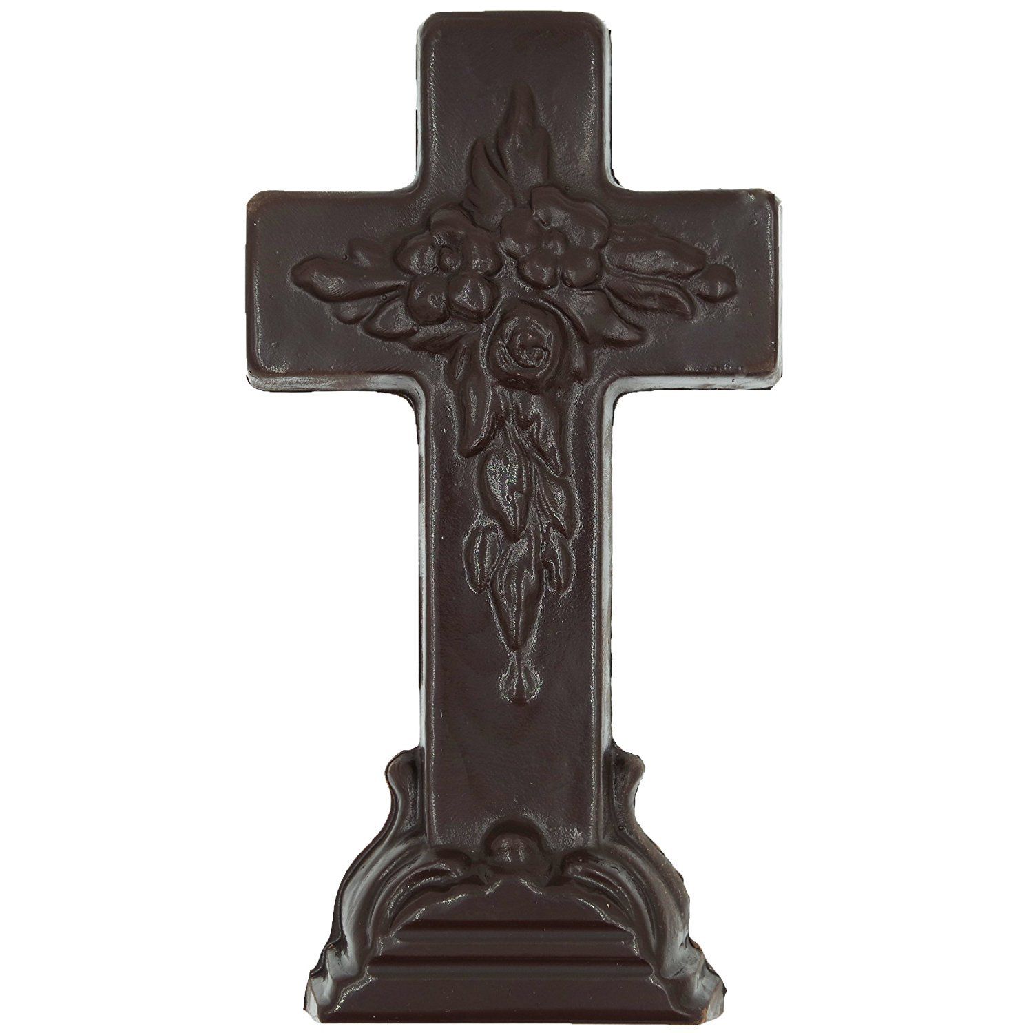 Philadelphia Candies Solid Dark Chocolate Easter Cross, 10 Ounce