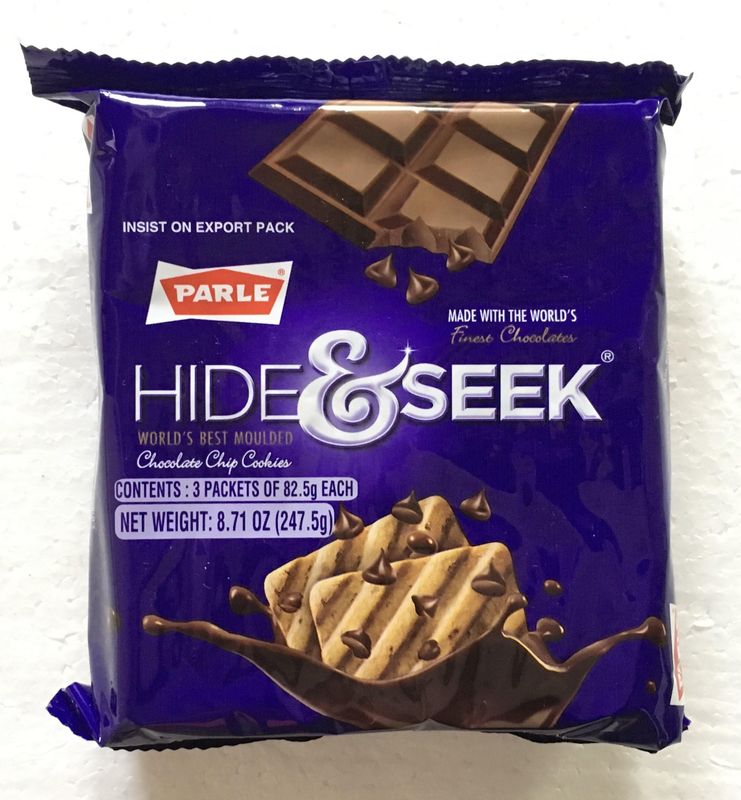 Parle Hide &amp; Seek Chocolate Chip Cookies VALUE PACK - 82.5g (Pack of 3)