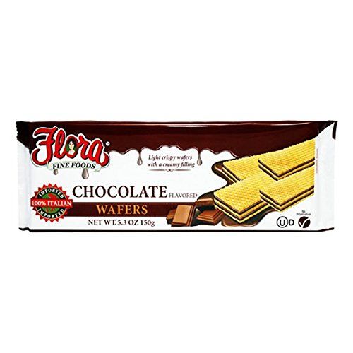 Flora Chocolate Wafers 5.3 oz ( 2 Pack)