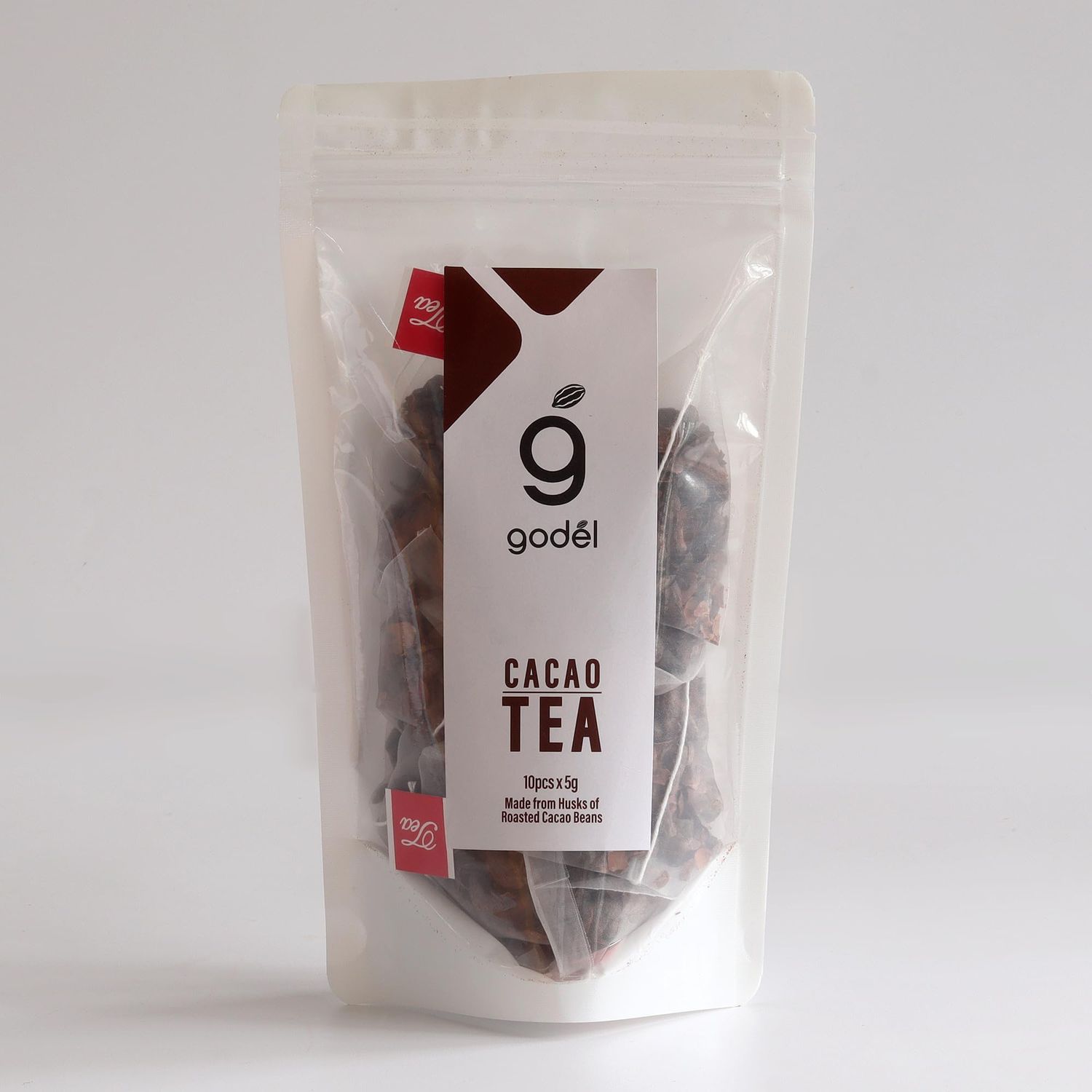 godel Cacao Husks Tea in a Tea Bags: Rich Chocolate Flavor &amp; Packed with Antioxidants,Vegan Friendly, Gluten-Free, Non-GMO and Healthy Alternative Drink