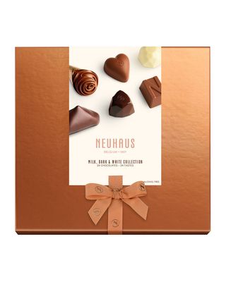 Neuhaus Belgian Chocolate Classic Discovery Collection - 24 Timeless Neuhaus Pieces Assorted Milk, White &amp; Dark Chocolate Pralines - Gourmet Chocolate Gift