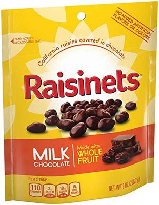 Nestle Raisinets Milk Chocolate 8 Oz(pack of 4)