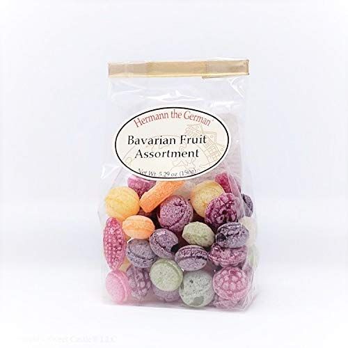 Hermann The German Candy - Bavarian Fruit Assortment - 5.29 Oz, Made in Germany